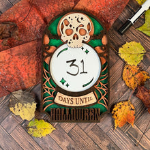 Load image into Gallery viewer, Enchanting Countdown: Days to Halloween Whiteboard Sign