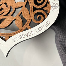 Load image into Gallery viewer, Eternal Embrace - Handcrafted Wooden Memorial Ornament