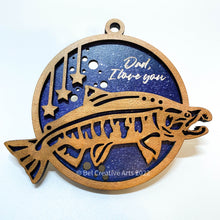 Load image into Gallery viewer, Fish ornament, Father's Day gifts, fishing decor, hand made in USA