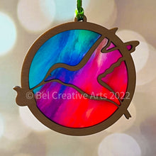 Load image into Gallery viewer, Hummingbird ornament, great gift for bird lovers, handmade in USA
