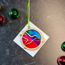 Load image into Gallery viewer, Hummingbird ornament, great gift for bird lovers, handmade in USA