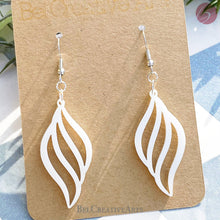 Load image into Gallery viewer, Conch Shell Shimmery Dangling Drop Earrings - Bel Creative Arts