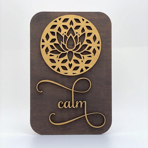 Meditation Wall Art - Lotus / Calm - Bel Creative Arts