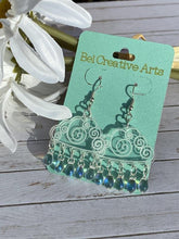 Load image into Gallery viewer, Rainy Day Cloud Dangling Drop Earrings - Bel Creative Arts
