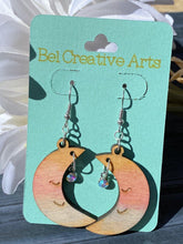 Load image into Gallery viewer, Sleepy Moon Dangling Drop Earrings - Bel Creative Arts
