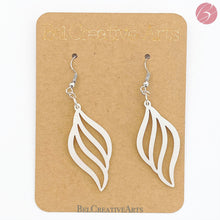 Load image into Gallery viewer, Conch Shell Shimmery Dangling Drop Earrings - Bel Creative Arts
