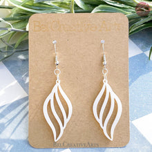 Load image into Gallery viewer, Conch Shell Shimmery Dangling Drop Earrings - Bel Creative Arts
